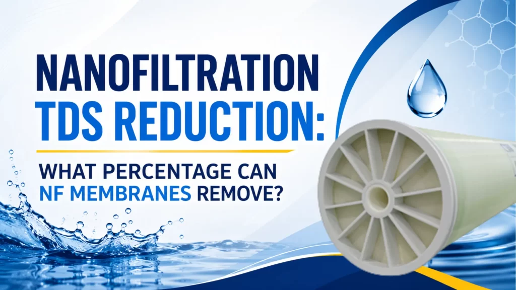 Nanofiltration TDS Reduction: What Percentage Can NF Membranes Remove? 2 nanofiltration TDS reduction